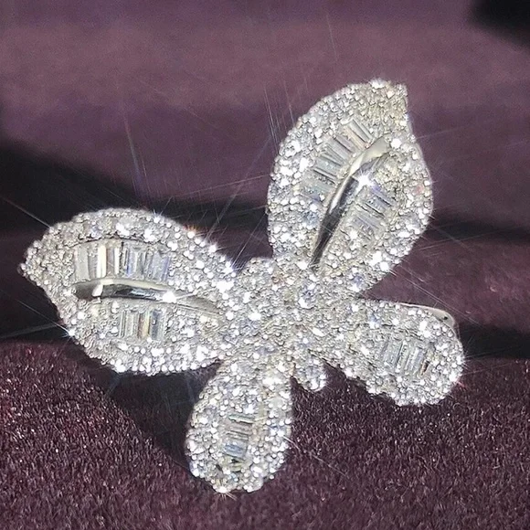 Sterling silver butterfly ring - Picture 5 of 5